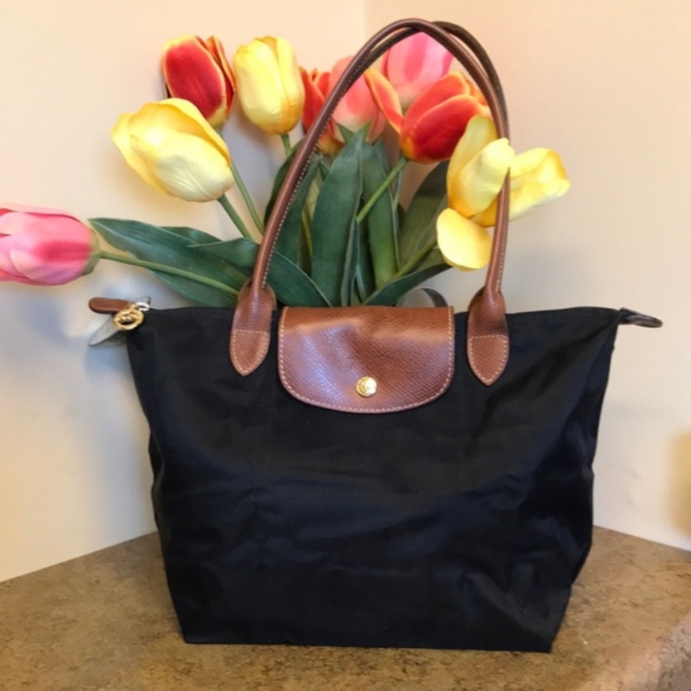 Black Longchamp Tote